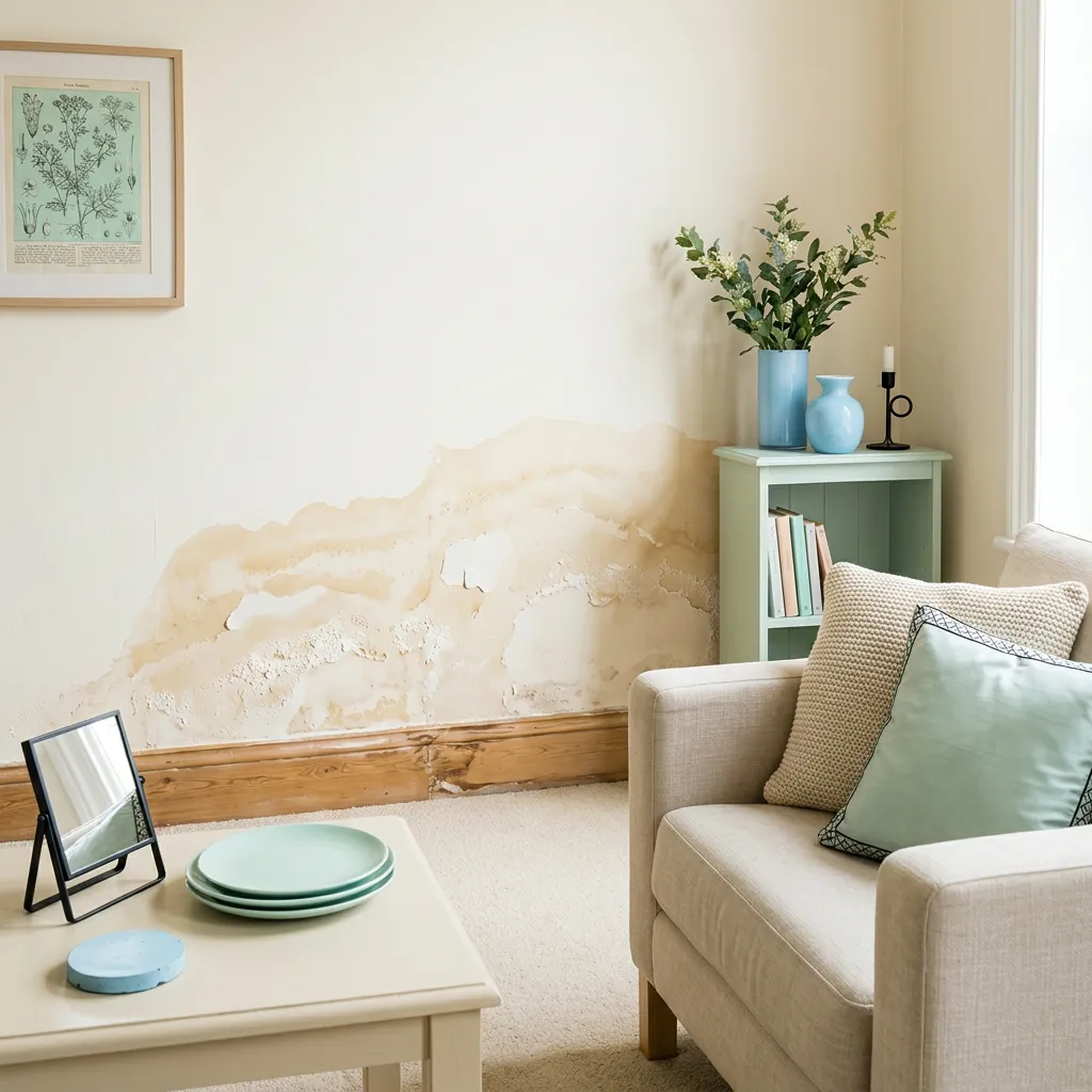 Humedad por capilaridad en pared